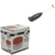 Kit Processador de Alimentos Manual + Mixer Misturador de Bebidas Elétrico Inox Triturador Cortador - comprar online