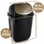 Imagen de Lixeira Cesto de Lixo Basculante Multi Uso 15lt P/ Banheiro Cozinha Varanda Proteção Anti-UV