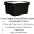 Kit 4 Caixa Plástica Com Tampa Organizadora Multi Uso 20 Litros Pratic Box 20L Reforçada Empilhável Com Alça on internet