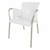 Cadeira Plástica Poltrona Com Pés de Alumínio Talisia - comprar online