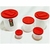 Conjunto de Potes Porta Mantimentos Transparente Rosca Com 5 tamanhos Plasútil - I9 Casa - Loja de Utilidades e Presentes