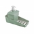 Kit Porta Detergente, sabão e esponja Dispenser Retangular 600ml - Plasutil - I9 Casa - Loja de Utilidades e Presentes