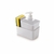 Kit Porta Detergente E Esponja Dispenser Quadrado Com Rodinho 600ml - Plasútil (Não acompanha esponja)