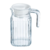Jarra de Vidro Cristal Com Tampa Suco Água 0,5 Litro Compacta 500ml Útil Bazar - I9 Casa - Loja de Utilidades e Presentes