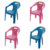 Kit 4 Cadeira Poltrona Infantil Milla Top para Desenhar, Pintar, Estudar. Empilhável, Leve, Ergonômica.Suporta 53kg