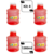 Kit 4 Garrafa de Agua Para Geladeira 1,3L Modelo Galão Com Tampa Clic Galaozinho 1300ml Colorida Livre de BPA Arcaplast - comprar online