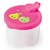 Kit Infantil Pote Papinha + Dosador de Leite em Pó + Porta Chupeta Decorado Rosa Frutinhas Plasutil na internet
