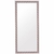 Espelho para Quarto de Parede Grande Com Moldura de Madeira Retangular 81x34