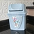 Lixeira Cesto de Lixo Basculante Multiuso 4,9lt Decorado P/ Banheiro Cozinha Plasutil on internet