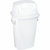 Lixeira com Tampa Basculante 28 litros Branca BPA Free - Plasútil