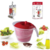 Kit Seca Saladas + Galheteiro 4 Peças de Vidro Para Sal Vinagre Condimentos Centrífuga Secador De Folhas - comprar online