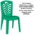 Cadeira de Plástico Dany Sem Braço Bistrô Plástica Para Jardim, Eventos e Buffet Confortável Capacidade Até 120KG - I9 Casa - Loja de Utilidades e Presentes