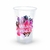 Copo Plástico Decorado PPT-550 Milkshake Copobras 500ml Descartável (Pacote com 50 und) - buy online