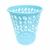 Imagem do Kit 6 Cesto de Lixo Infantil Telado Plástico 7l Lixeira Baby Para Crianças 7 Litros Telada