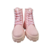 Botas charol rosado para niñas | Moda en internet