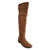 Bota Extra larga color camel en microfibra