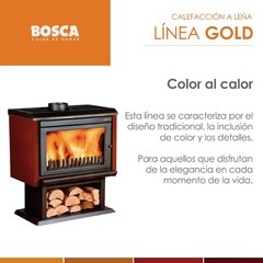 Salamandra Leña Bosca Gold Burdeo G800B - comprar online