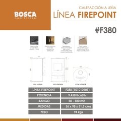 Salamandra Bosca Firepoint 380 9400cal. - comprar online