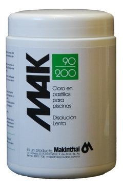Mak 90/200 X 1 Kg - Cloro Disolución Lenta