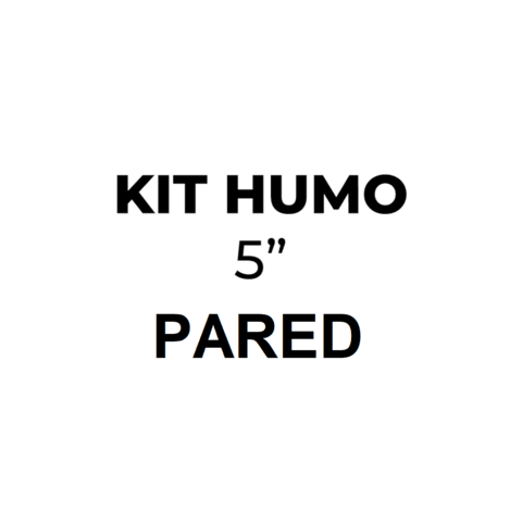 Kit Humo 5" - Instalación por pared