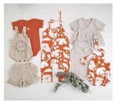 JARDINERO PETO NATURAL - La Infanta Kids