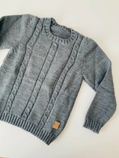 SWEATER ROMA GRIS - La Infanta Kids