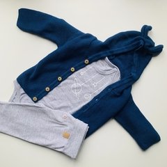 CARDIGAN OREJITAS BLUE - comprar online