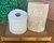 KIT LAVABO BEGE COM BORDADO CORAL CREME