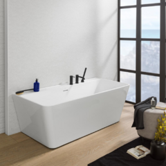 NOKEN BAÑERA PURE LINE BLANCO BRILLO - comprar online