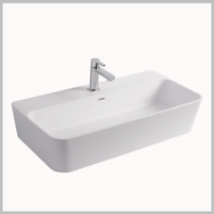 Krion Lavabo Suspendido element 80x41x17 blanco