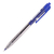 DELI | BOLIGRAFO ARROW EXTRA SUAVE RETRACTIL 0.7MM CUERPO CRISTAL TINTA AZUL X 12 UN.