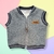 Chaleco Bomber Gris