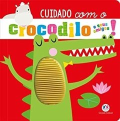 Livro Sensorial - Cuidado com o Crocodilo e seus Amigos !