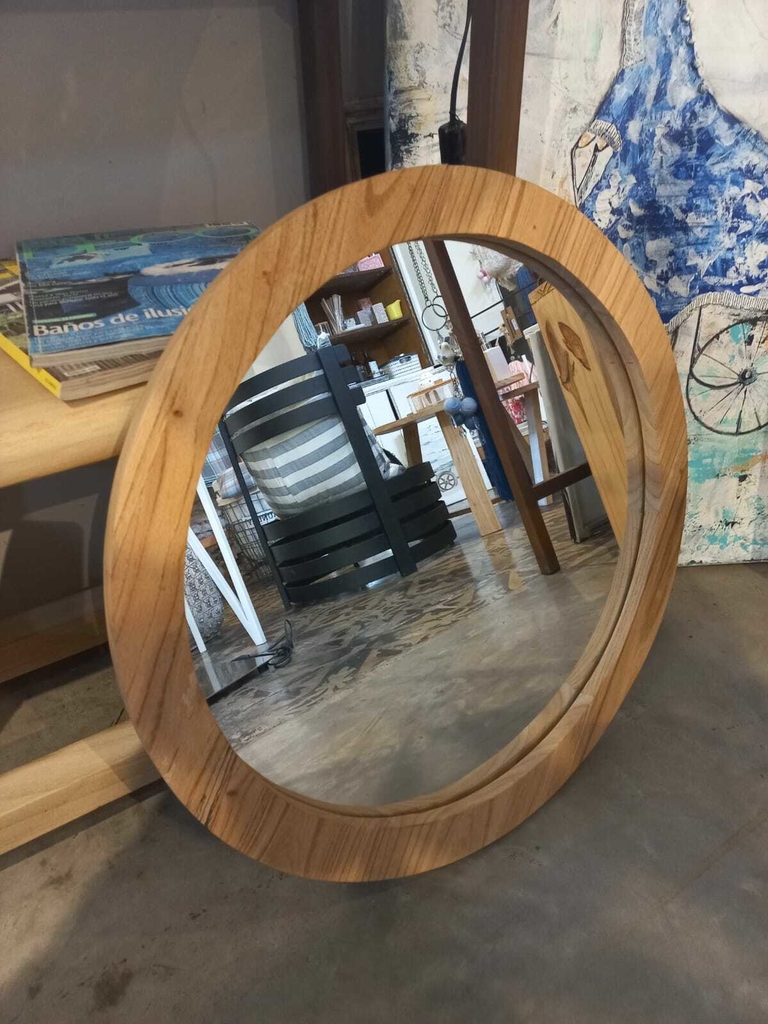 Espejo redondo madera - Comprar en carrousel