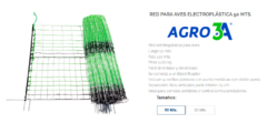 Red Electroplastica para Aves - 25m x 1.20m