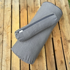 BOLSTER + PILLOW / tusor GRIS - comprar online