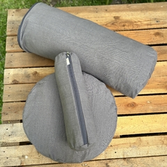 FAMILIA tusor GRIS (bolster, zafu y pillow) - comprar online