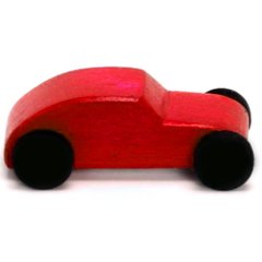 Autos de Madera Montessori / Waldorf (redish coupe)