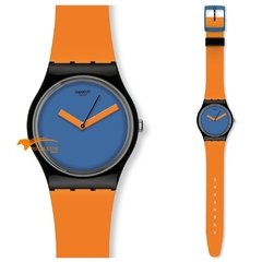 SWATCH GB268 ORANGE´N PETROL