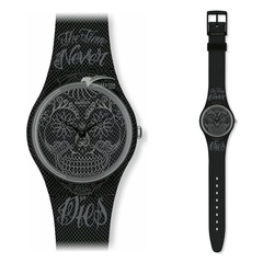 SWATCH GM180 TIME NEVER DIES BLACK