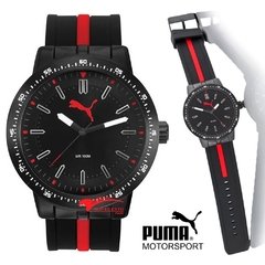 PUMA PU104131001 ROADMAP negro & rojo