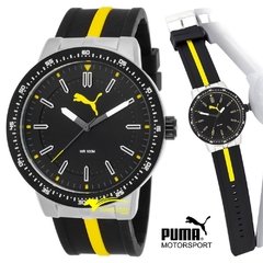 PUMA PU104131002 Roadmap negro & amarillo