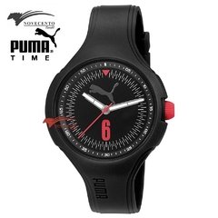 PUMA PU911201010 WAVE negro y rojo