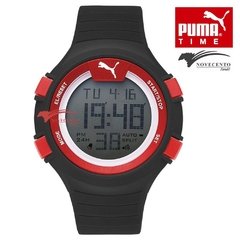 PUMA PU911281006 FAAS 100 L negro & rojo