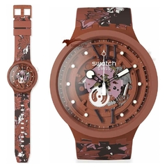 SWATCH SB05C100 CAMOFLOWER COTTON