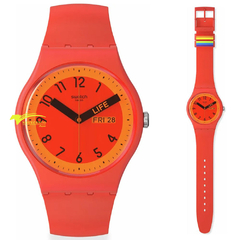 SWATCH SO29R705 PROUDLY RED