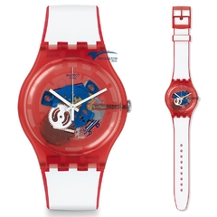 SWATCH SUOR102 CLOWNFISH RED