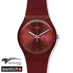 SWATCH SUOR702 BURGUNDY REBEL