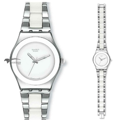 SWATCH YLS141G WHITE CERAMIC