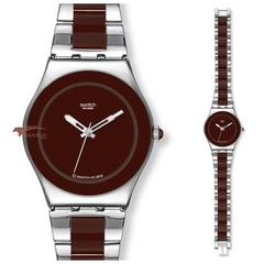 SWATCH YLS163G BROWN CERAMIC